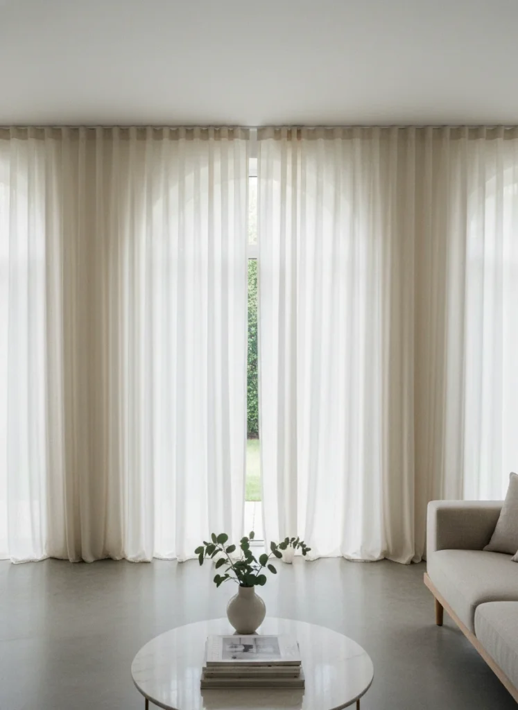  Hang Curtains at the Ceiling, Not at the Window